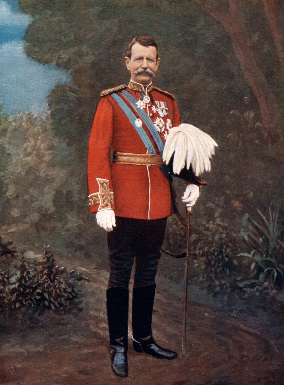 General Sir Charles Warren , britisk soldat, 1902. av Elliott and Fry