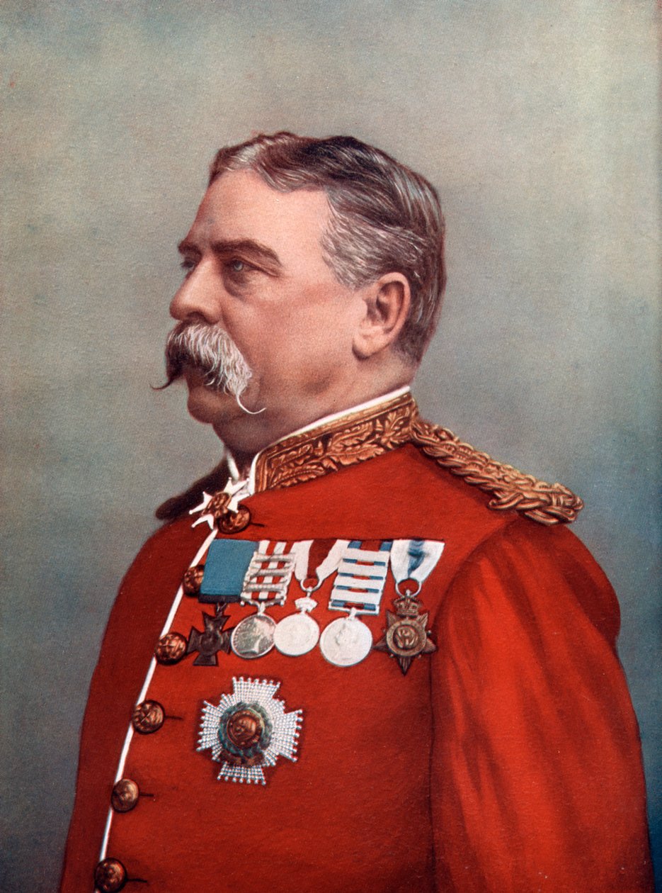 General Sir Hugh Gough, Keeper of the Jewels, Tower of London, 1902. av Elliott and Fry