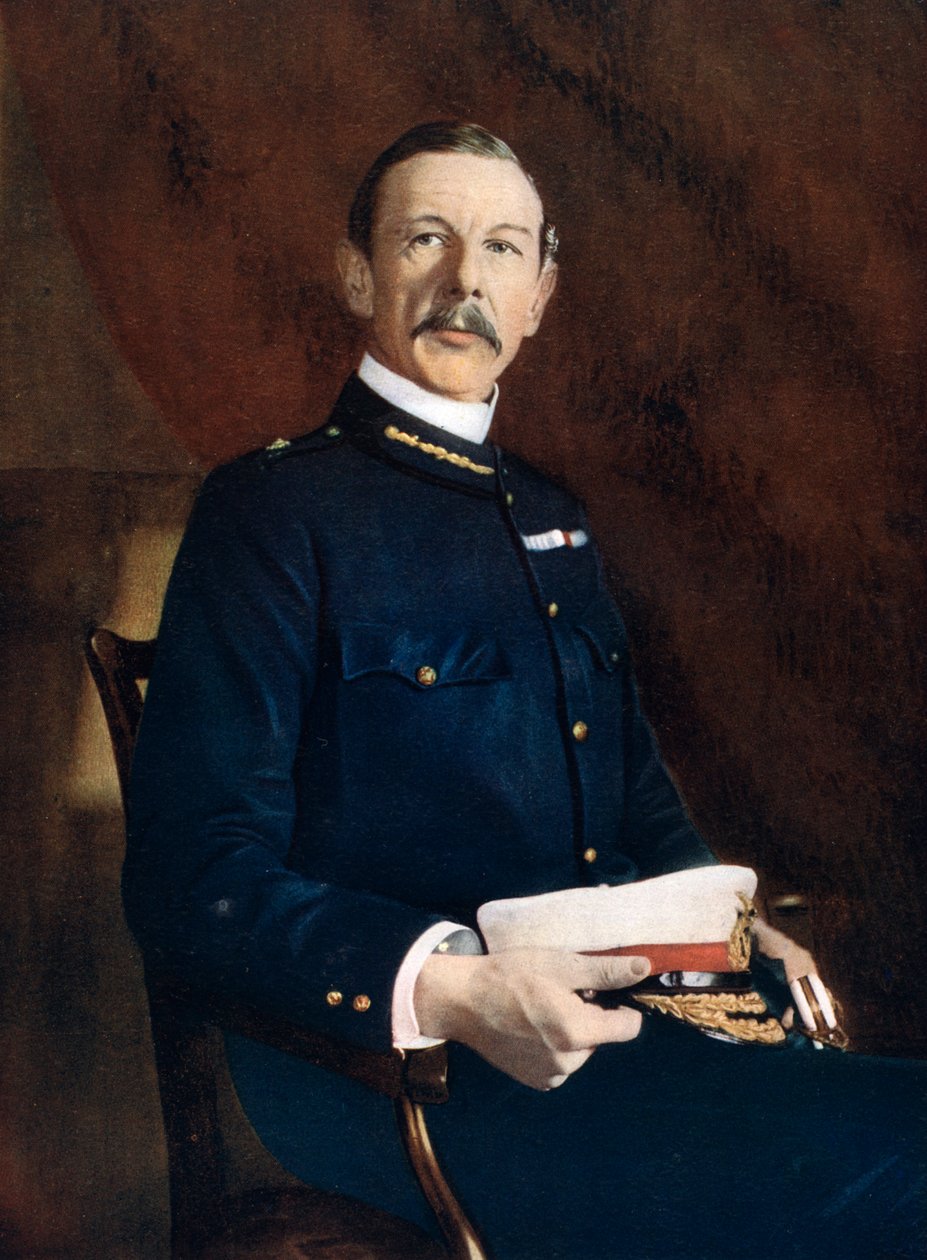 Generalløytnant Sir HE Colvile, sjef for 9. divisjon, South Africa Field Force, 1902. av Elliott and Fry