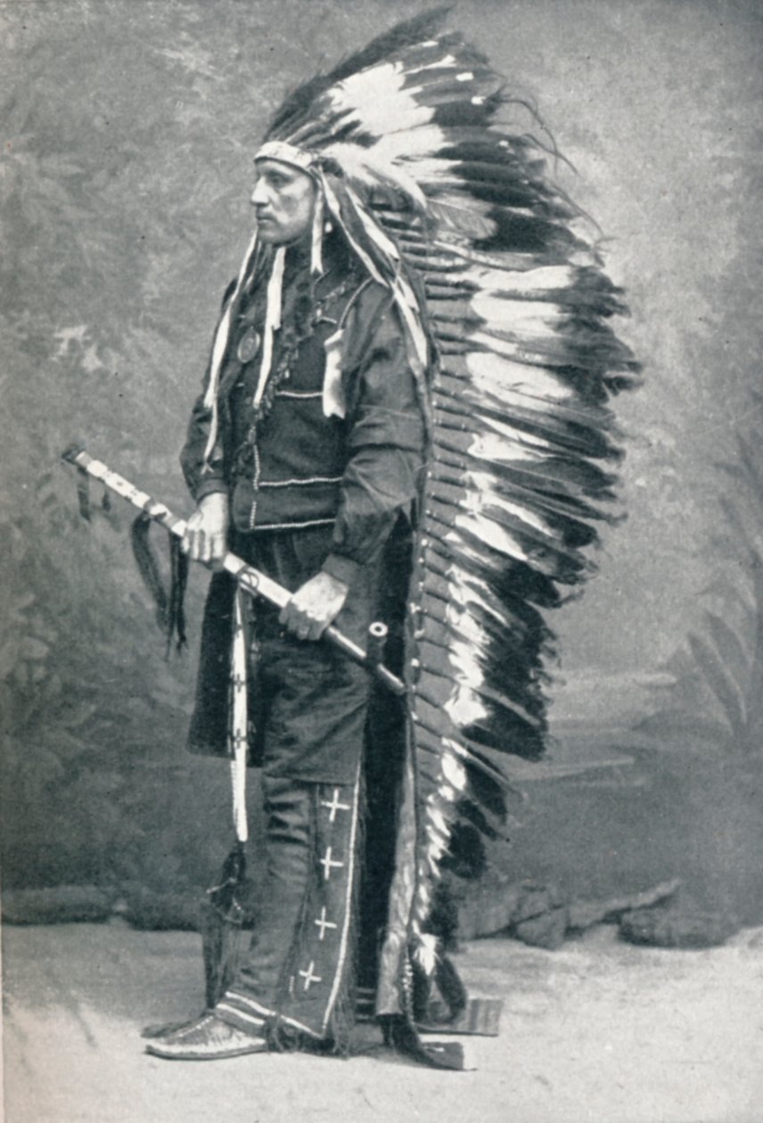 Nordamerikansk indianer, 1912 av Elliott and Fry