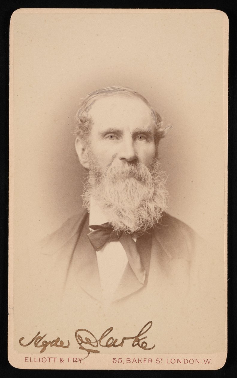 Portrett av Hyde Clarke 1815-1895, før 1876. av Elliott and Fry