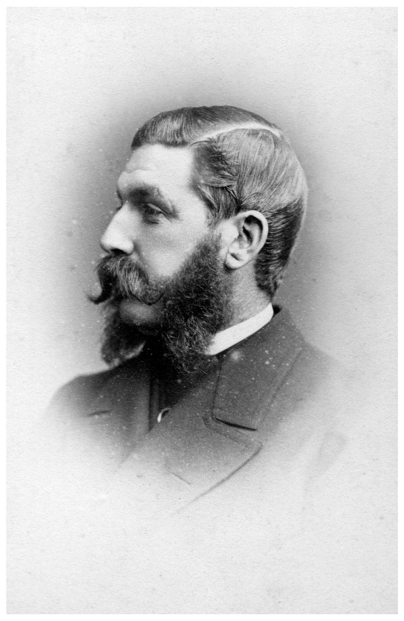 Portrett av en mann, c1880-1909. av Elliott and Fry
