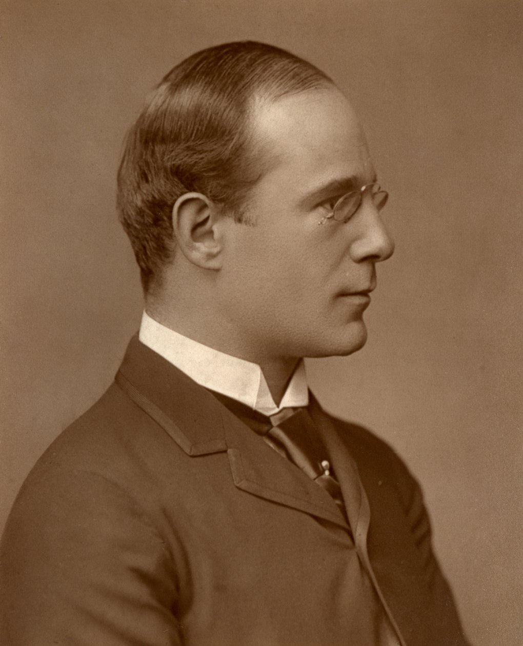 Richard Mansfield , britisk skuespiller-manager, 1888. av Elliott and Fry