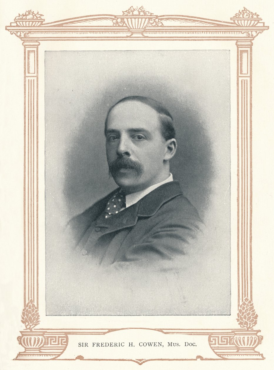 Sir Frederic H. Cowen, Mus. Dok., 1910. av Elliott and Fry