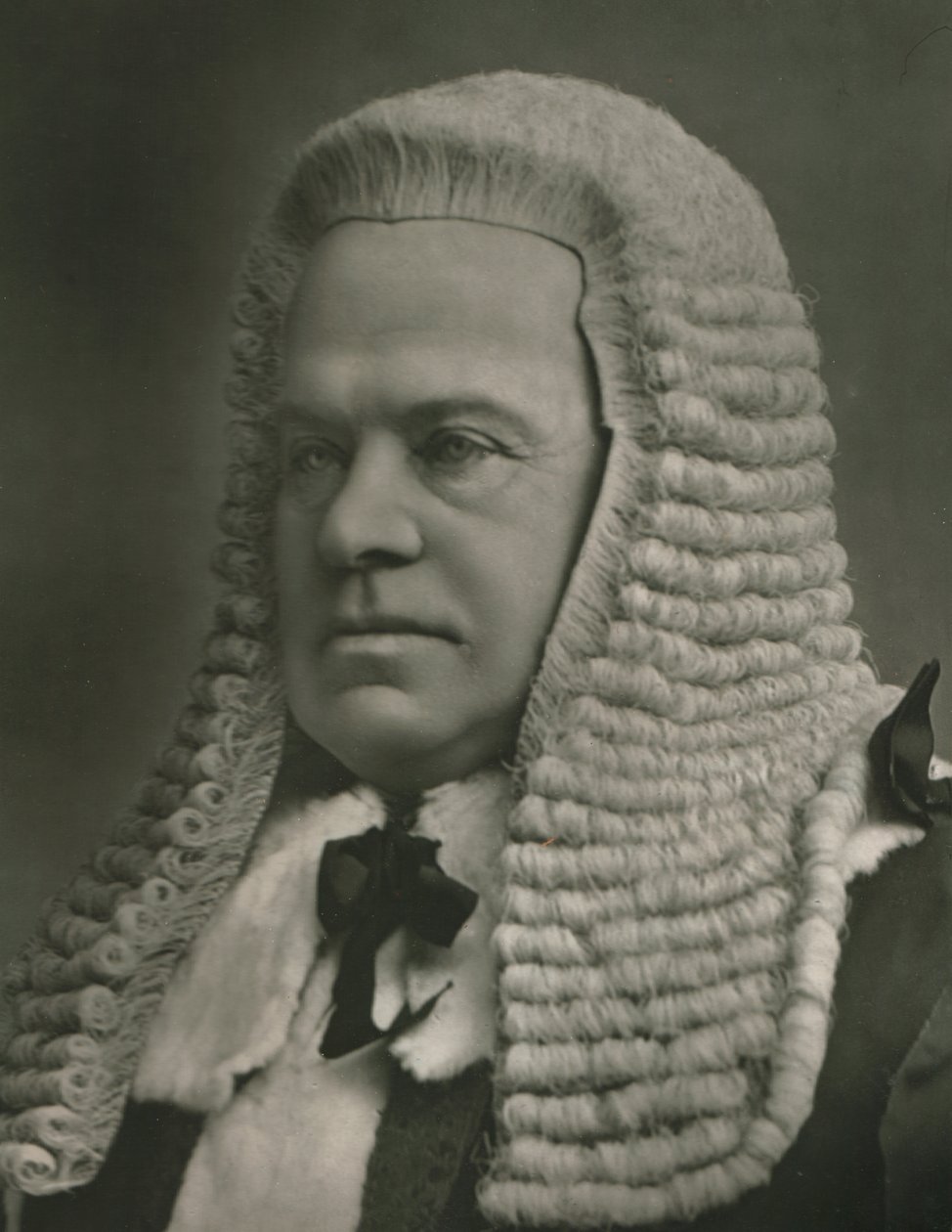 The Right Honourable The Earl of Halsbury, c1880s, c1907. av Elliott and Fry