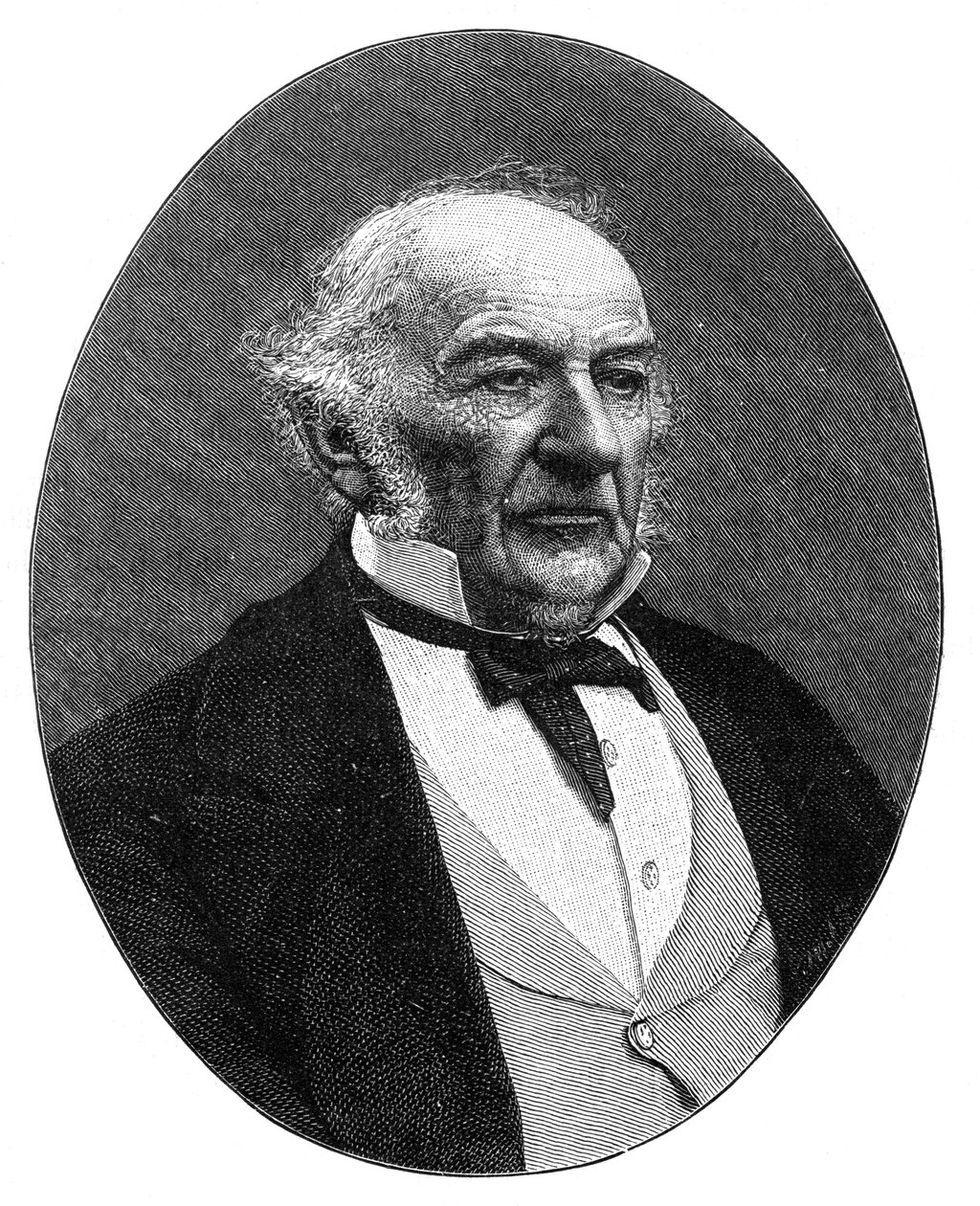 William Ewart Gladstone , statsmann og statsminister i det britiske liberale partiet, c1890. av Elliott and Fry