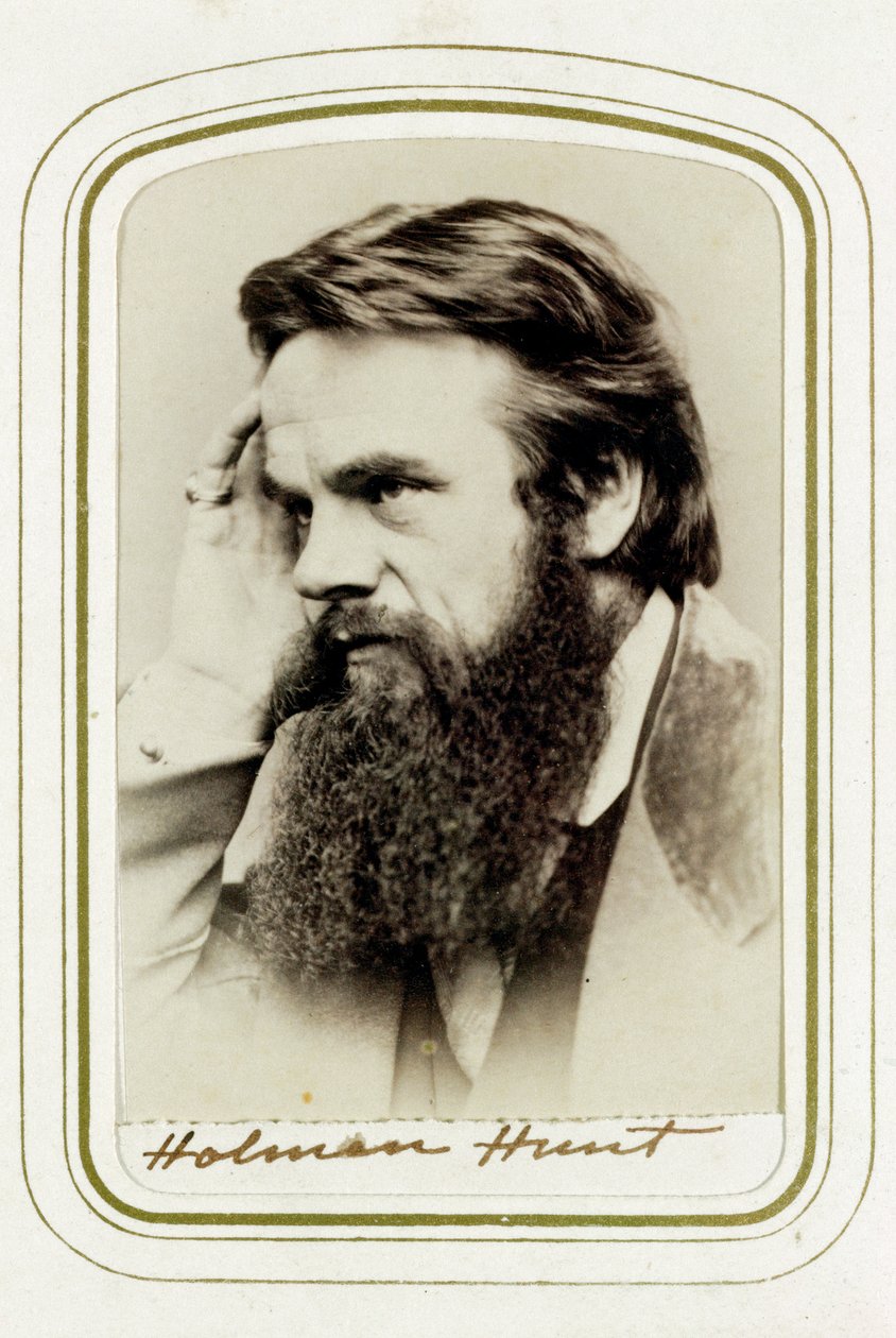 William Holman Hunt , engelsk kunstner, 1865 av Elliott and Fry