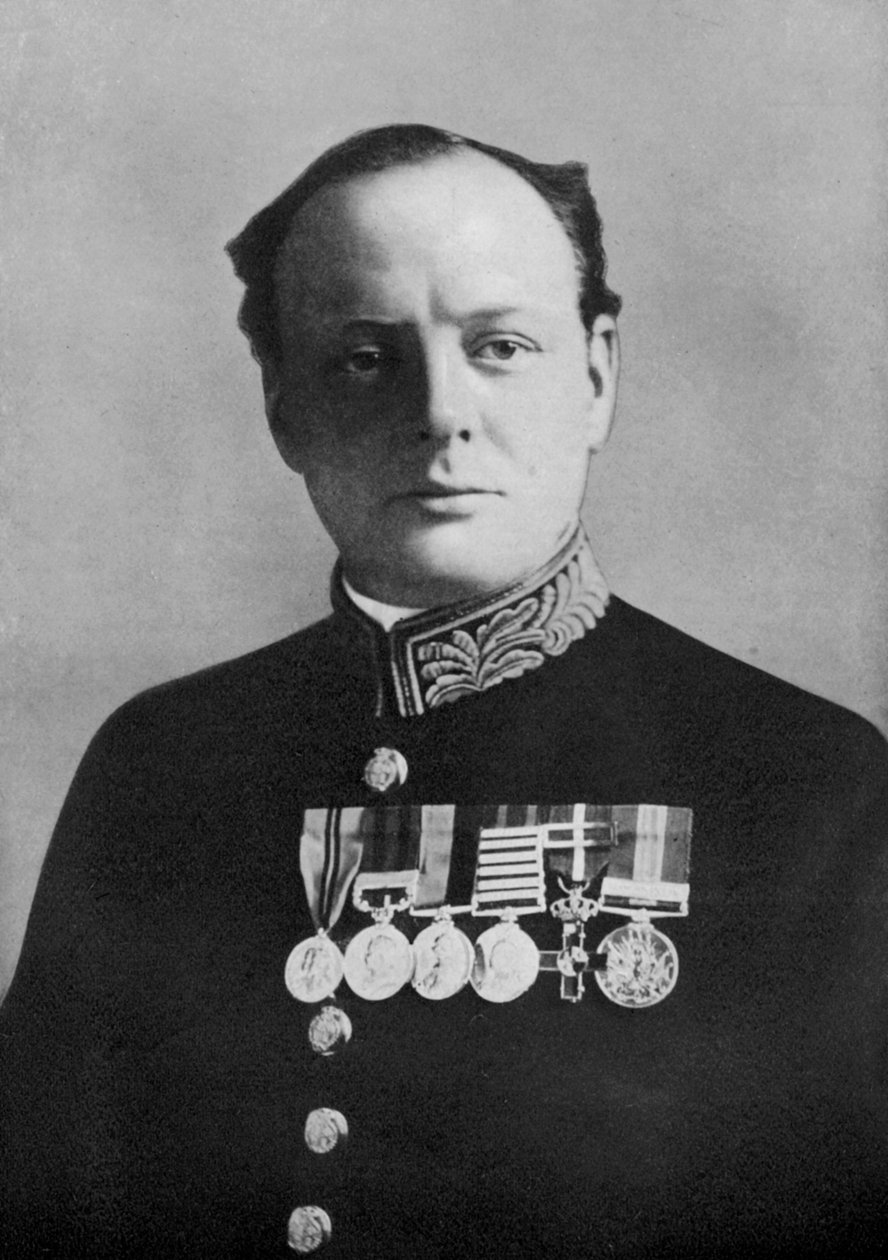 Winston Churchill, First Lord of the Admiralty, 1914-1915, 1920 av Elliott and Fry