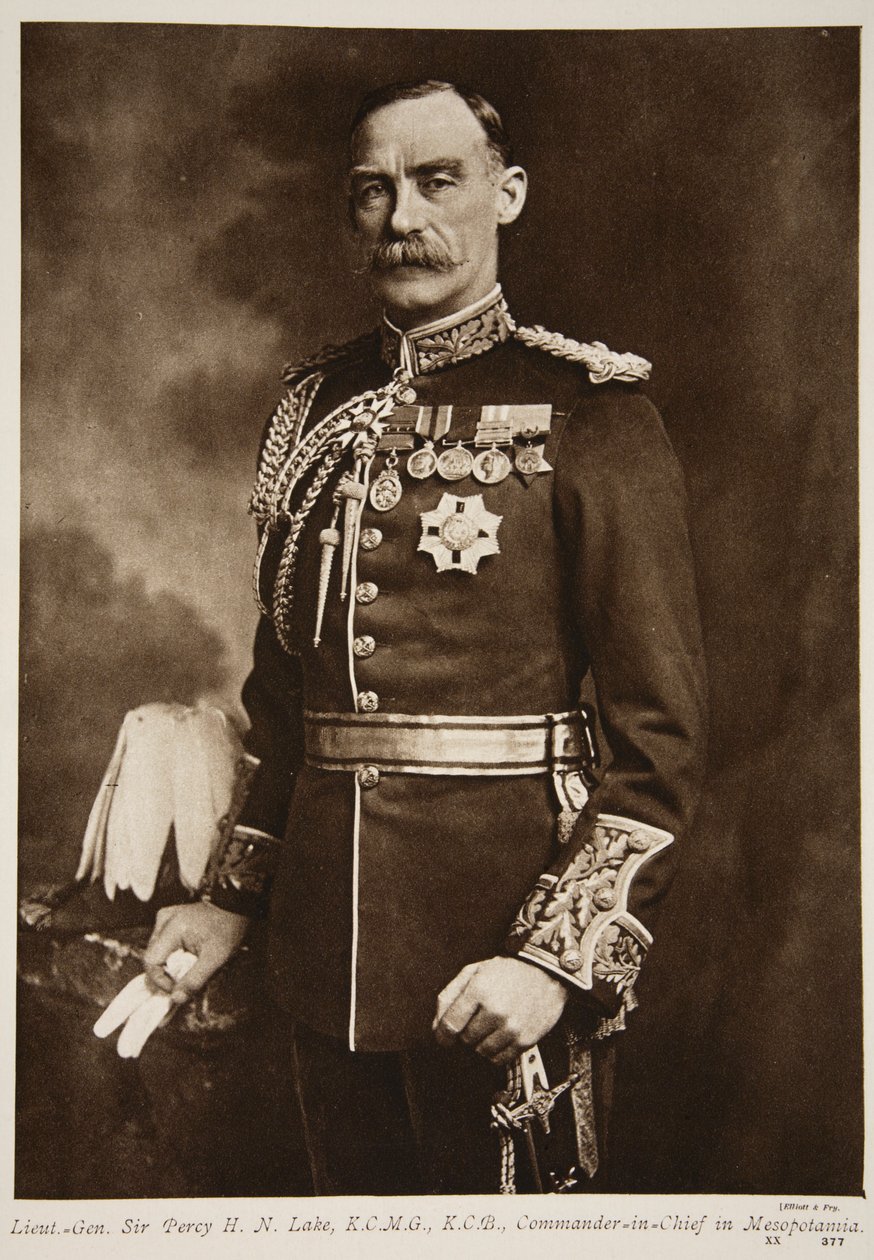 Generalløytnant Sir Percy H. N. Lake, 1914-19 av Elliott und Fry Studio
