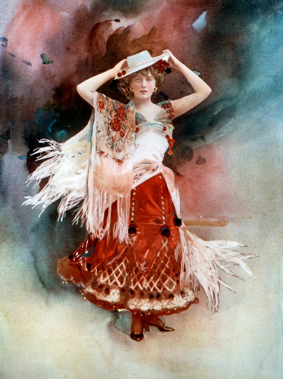 Evie Greene i Kitty Grey, c1902. av Ellis and Walery
