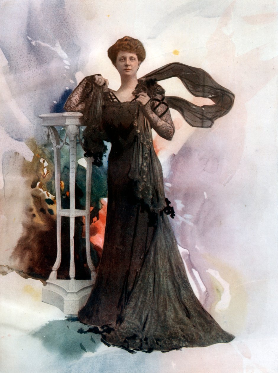 Kate Sergeantson, skuespillerinne, c1902. av Ellis and Walery