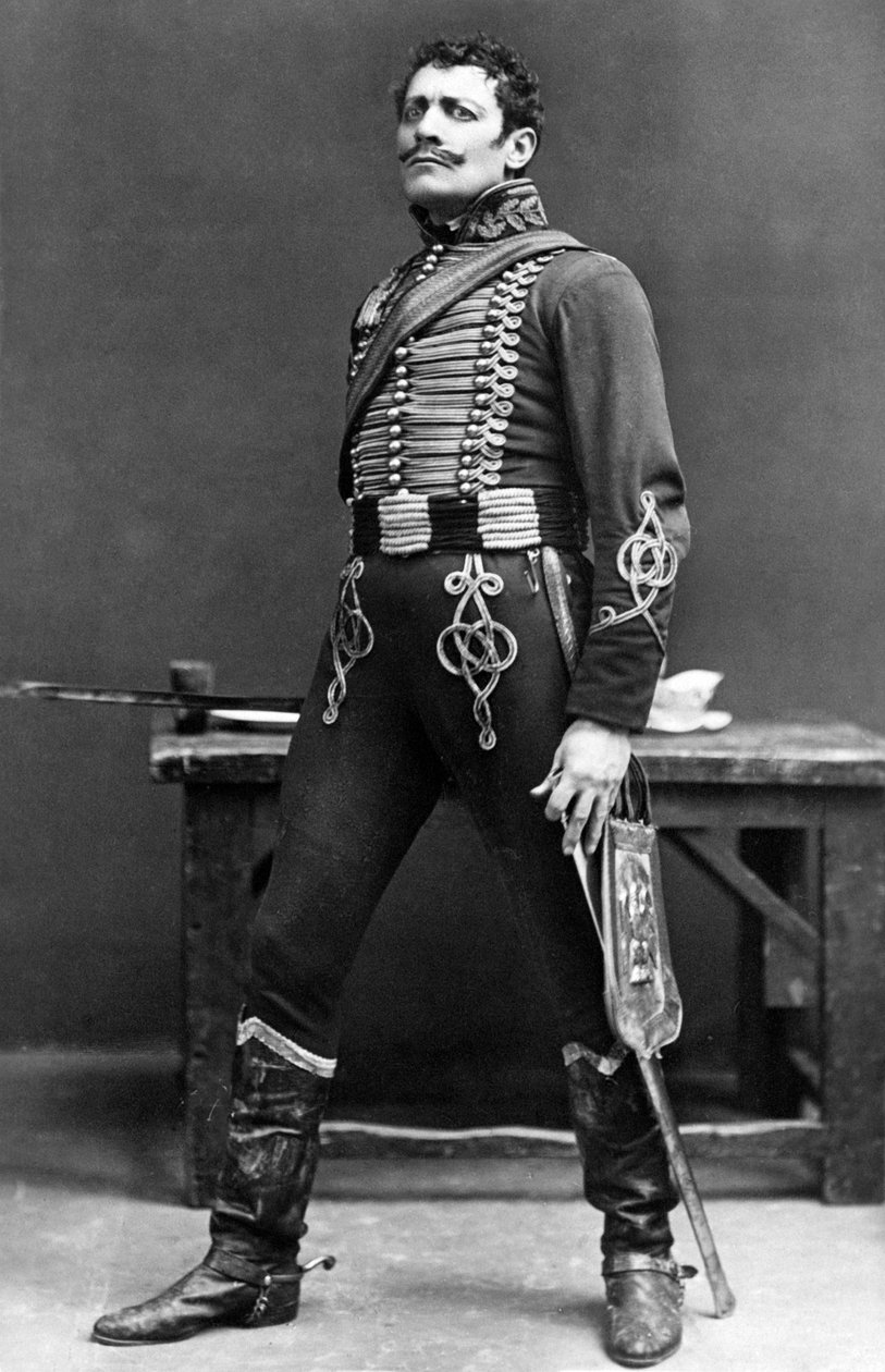 Lewis Waller 1860-1915, engelsk skuespiller og teatersjef, tidlig på 1900-tallet. av Ellis and Walery