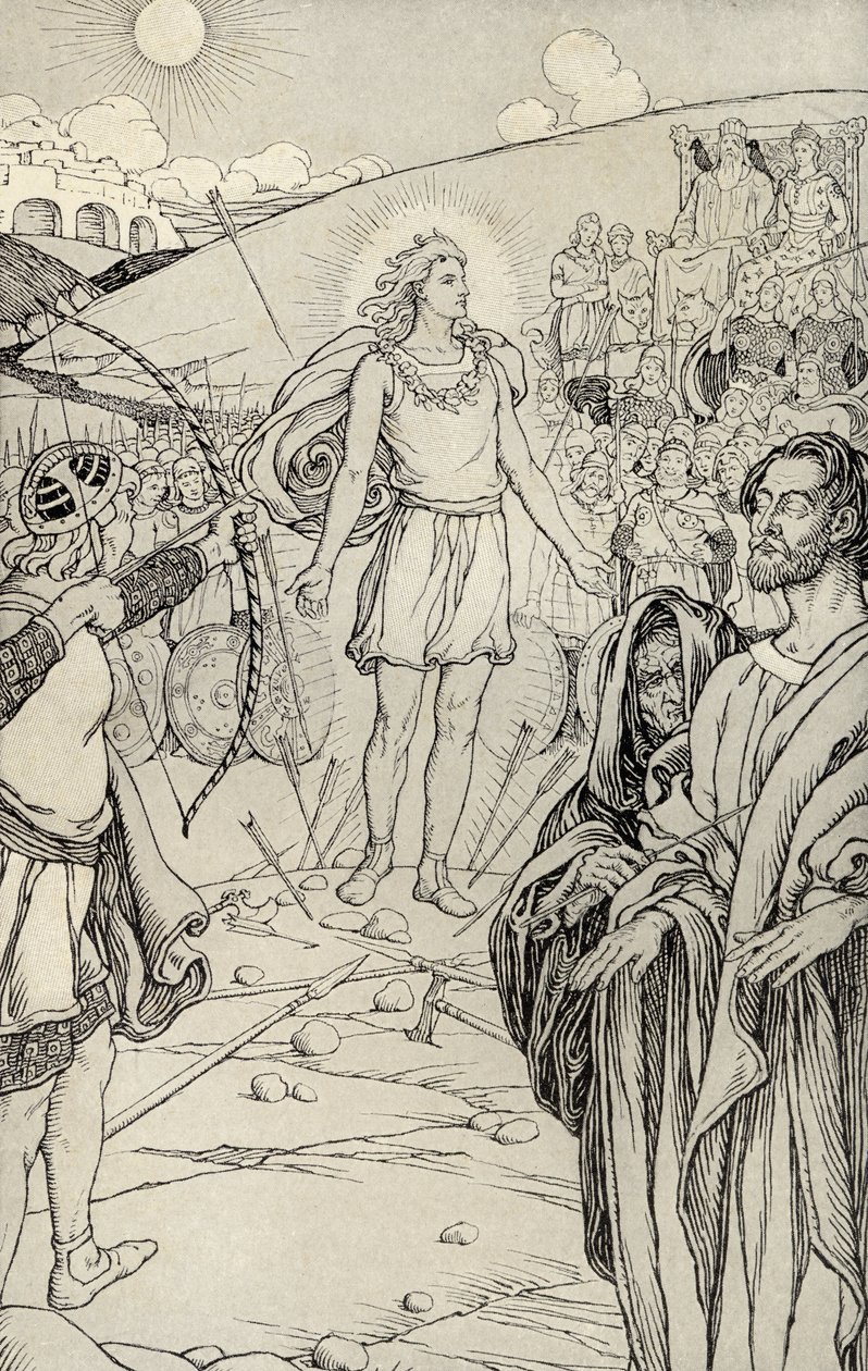 Every Arrow Overshot His Head, illustrasjon fra 