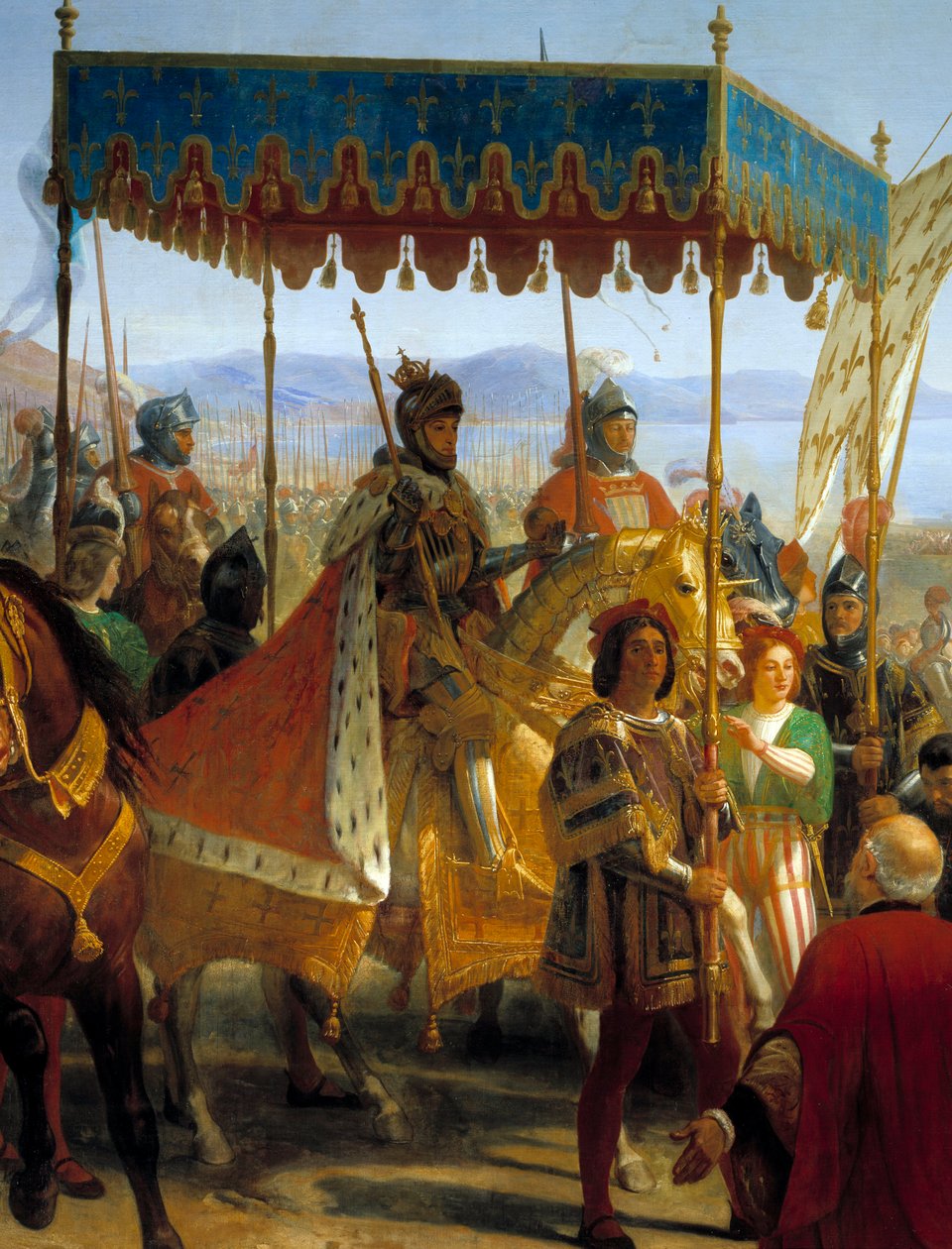Inntreden av Charles VIII (1470-1498) i Napoli av Eloi Firmin Feron