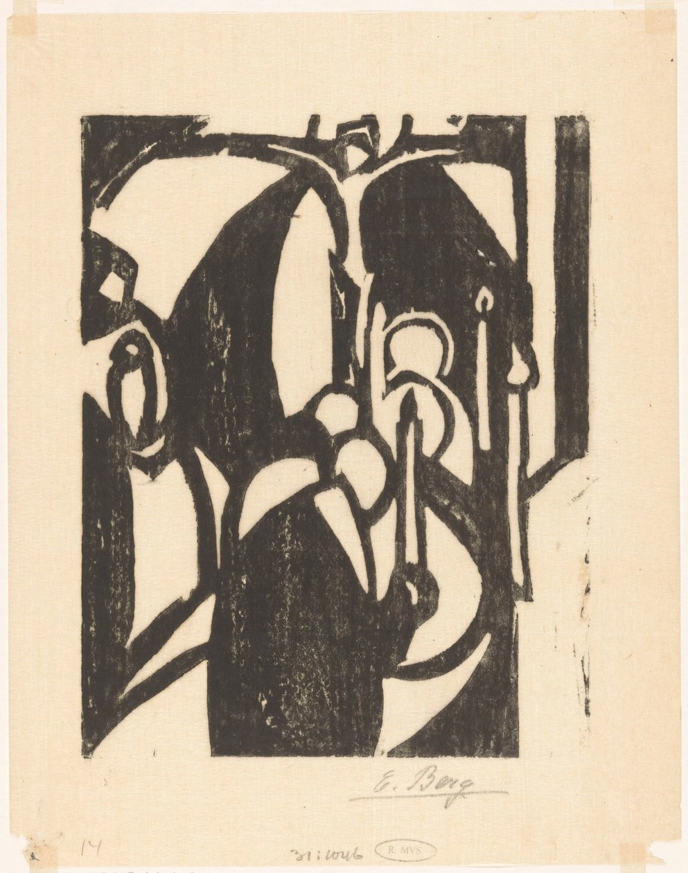 Prosesjon av Else Berg (signed by artist)