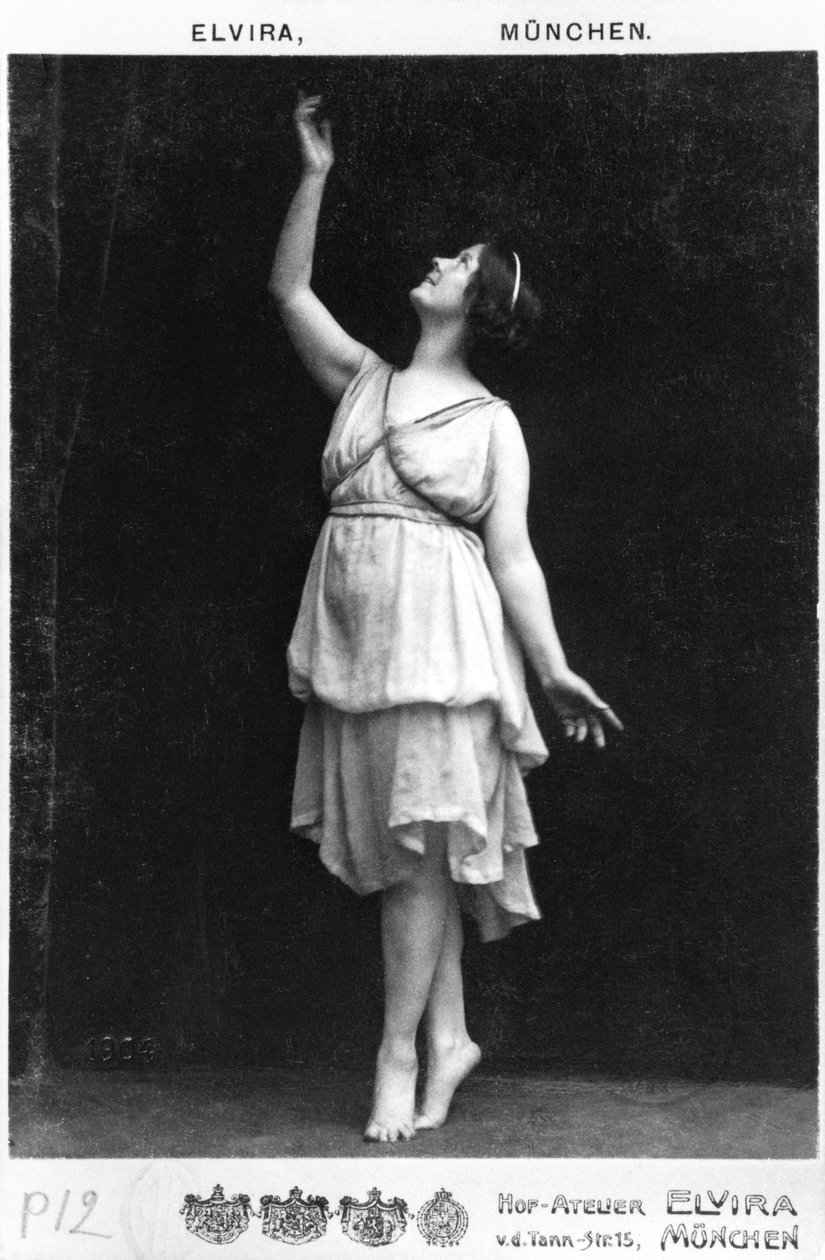 Isadora Duncan (1877-1927) ca. 1903-04 av Elvira Studio