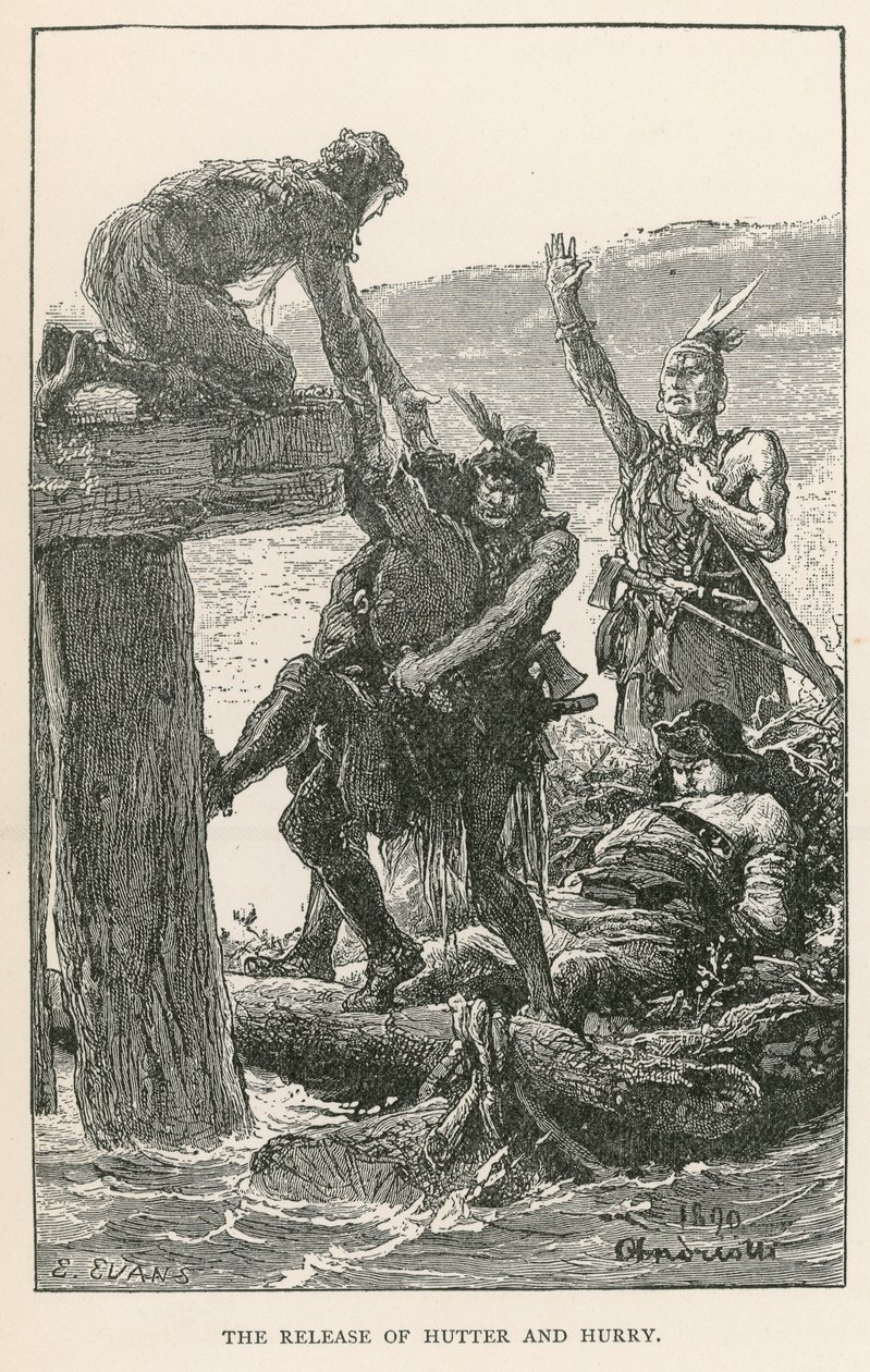 Hutter og Hurry-utgivelsen (gravering) av Elviro Michael Andriolli