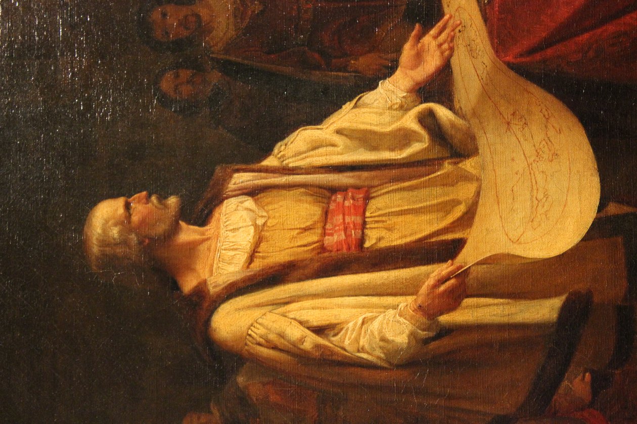 Christopher Columbus foran rådet i Salamanca av Emanuel Gottlieb Leutze