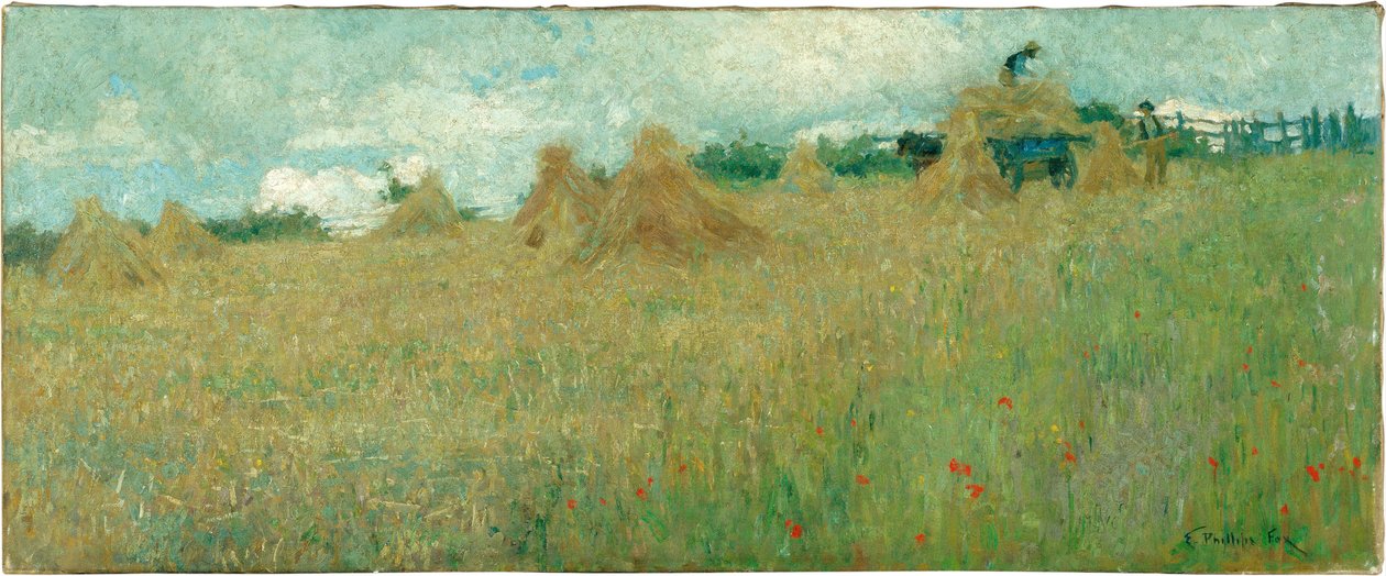 Kornmarken, ca. 1900 av Emanuel Phillips Fox