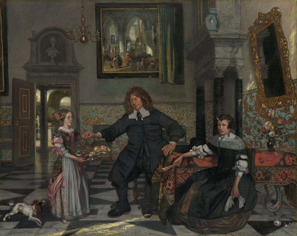 Familieportrett av Emanuel de Witte