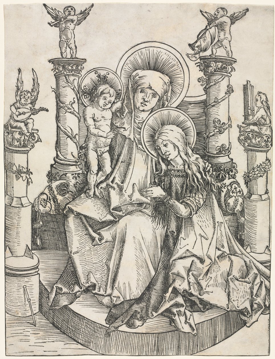 St. Anne, Jomfruen og Kristusbarnet av Emanuel de Witte