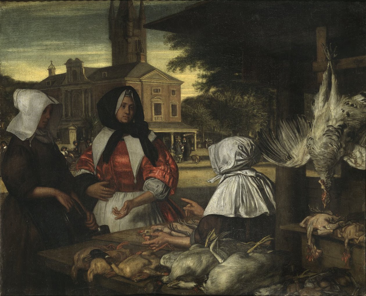 Fuglemarkedet, Amsterdam av Emanuel de Witte