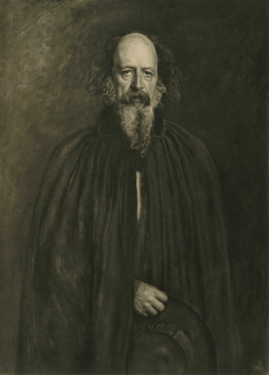 Alfred Lord Tennyson, 1881, 1908. av Emery Walker