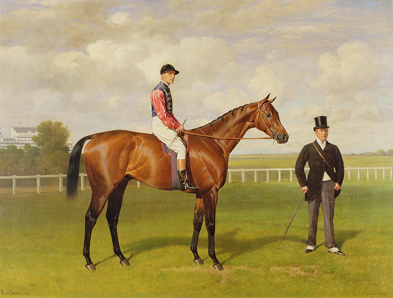 'Persimmon', vinner av 1896 Derby, 1896 (for detaljer se 188211) av Emil Adam