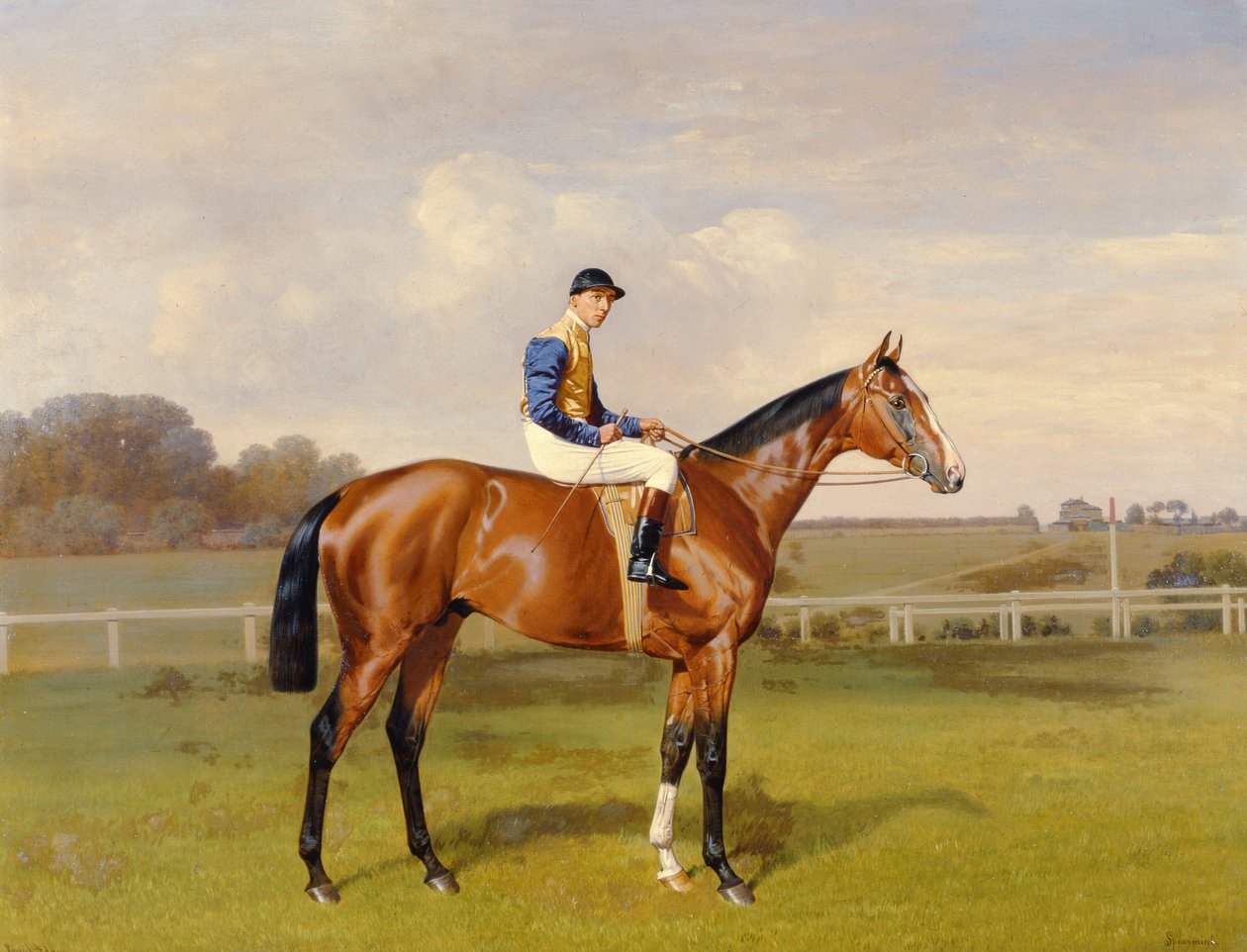 'Spearmint', vinner av 1906 Derby, 1906 (for detaljer se 188217) av Emil Adam