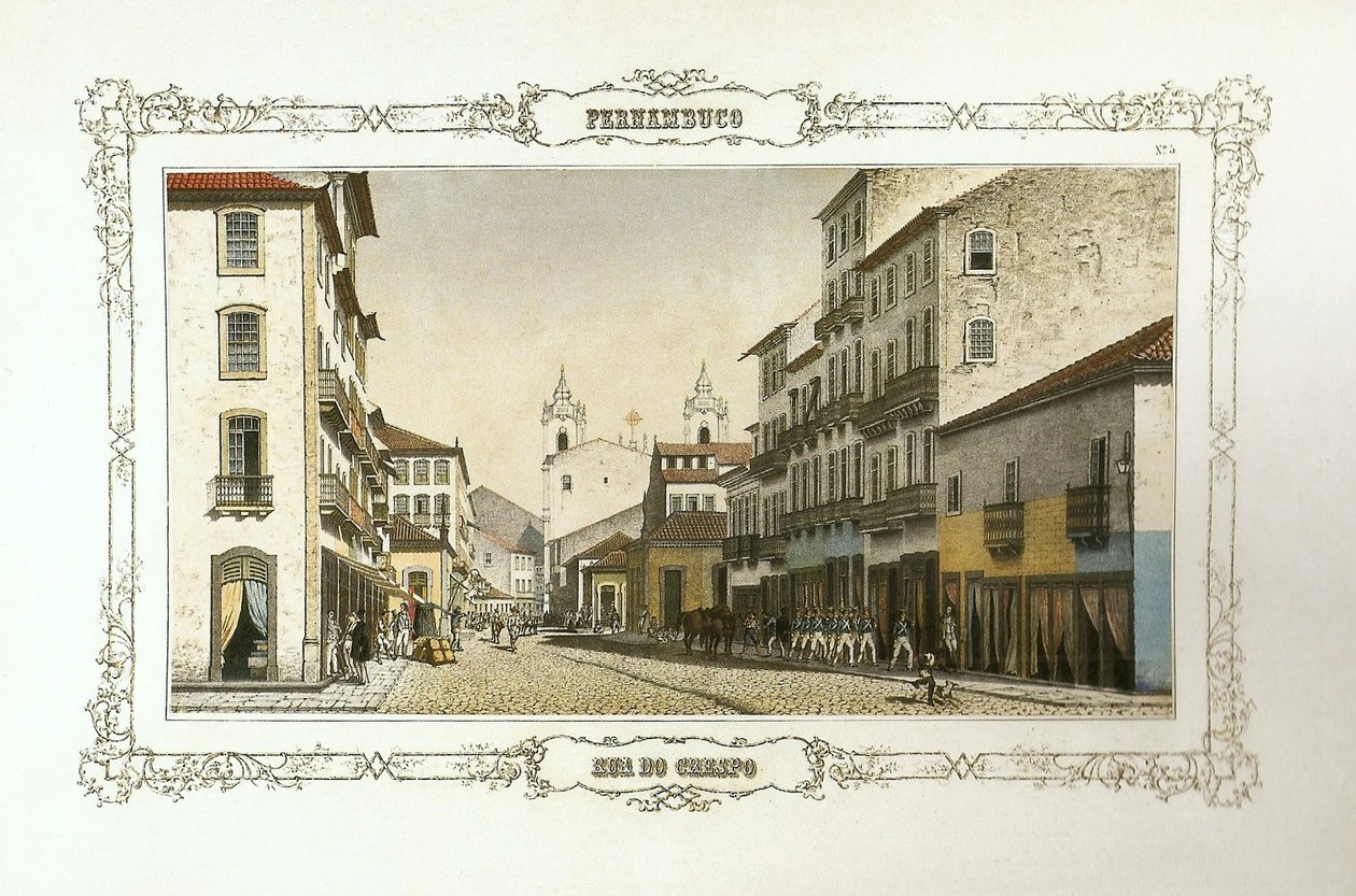 Crespo Street i albumet Pernambuco av Emil Bauch