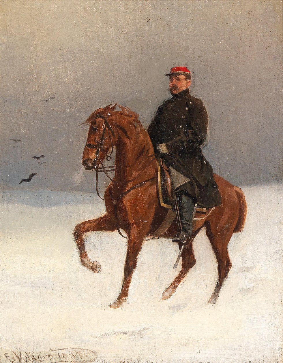 Montert soldat av Emil Volkers