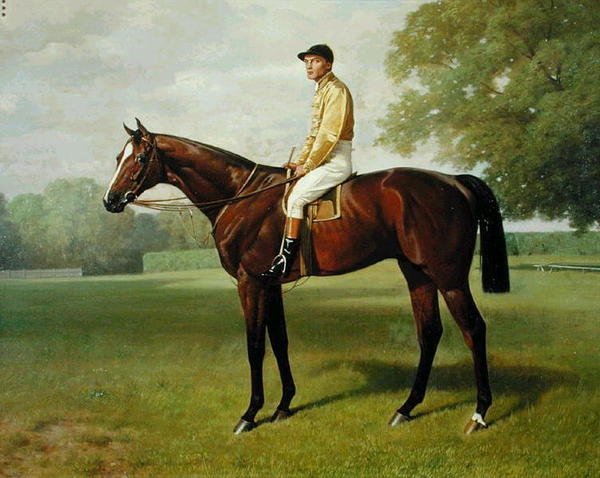 "Flying Fox", vinner av 1899-derbyet, 1899 av Emil Adam