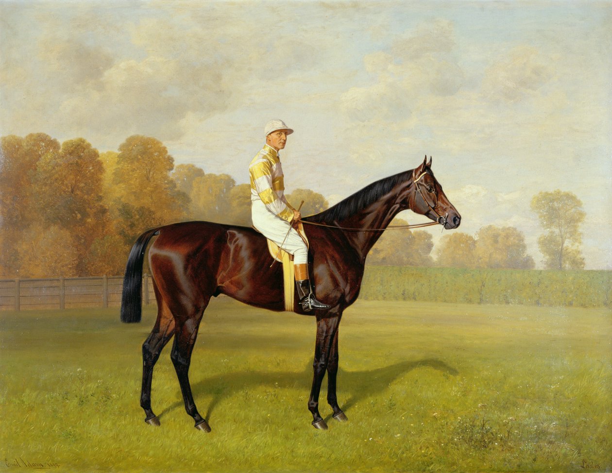 Ladas, vinner av 1894 Derby, 1894 (for detaljer se 188209) av Emil Adam