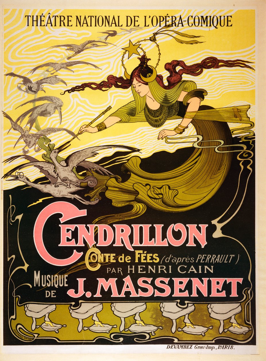 Cendrillon (Askepott), eventyropera fra 1899 av Jules Massenet (12. mai 1842 - 13. august 1912) av Emil Bertrand