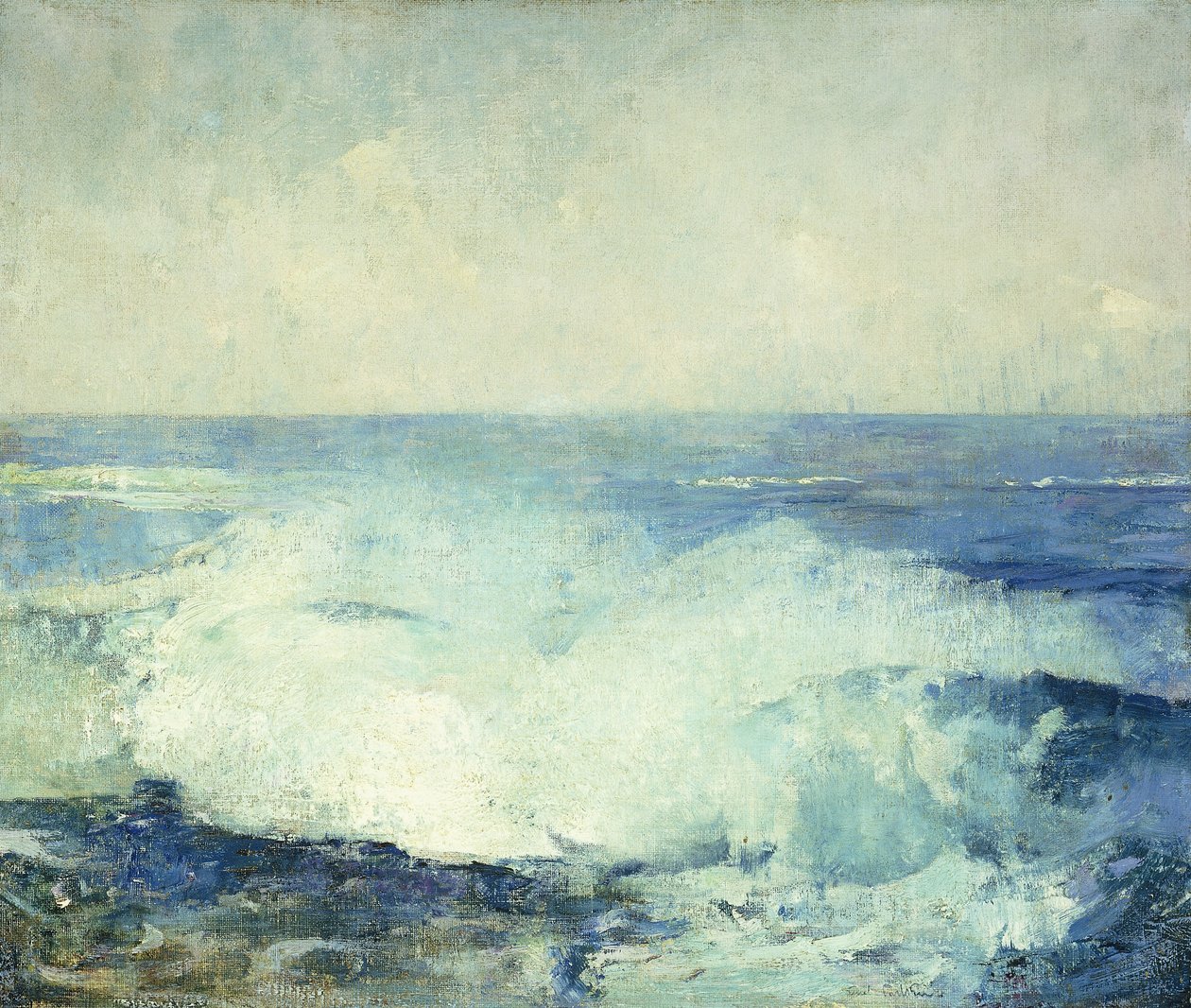 Krasjende bølger av Emil Carlsen