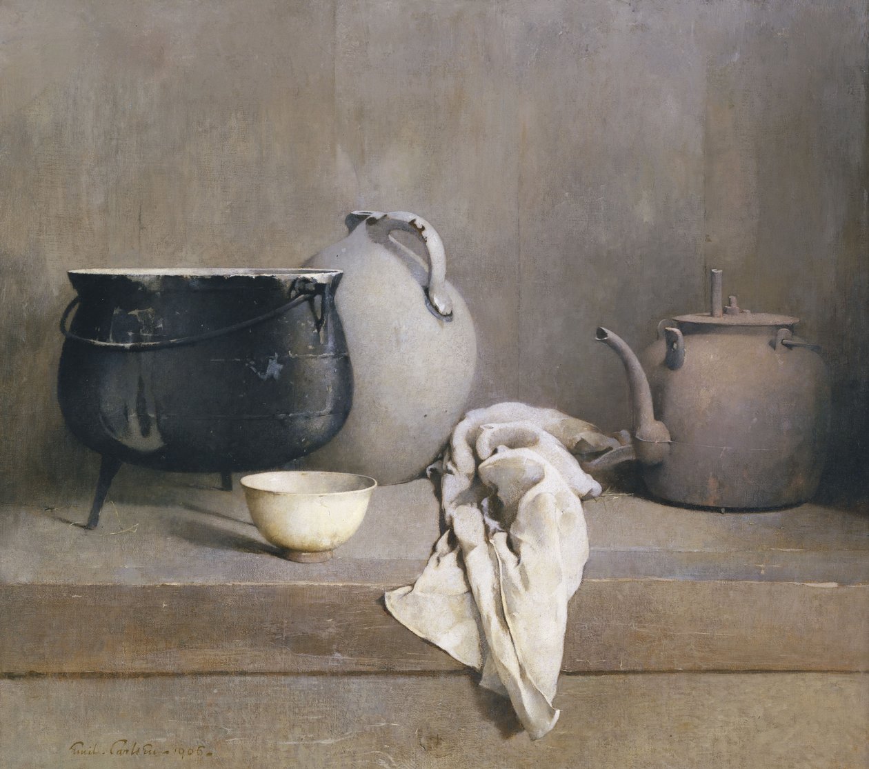 Studer i grått av Emil Carlsen