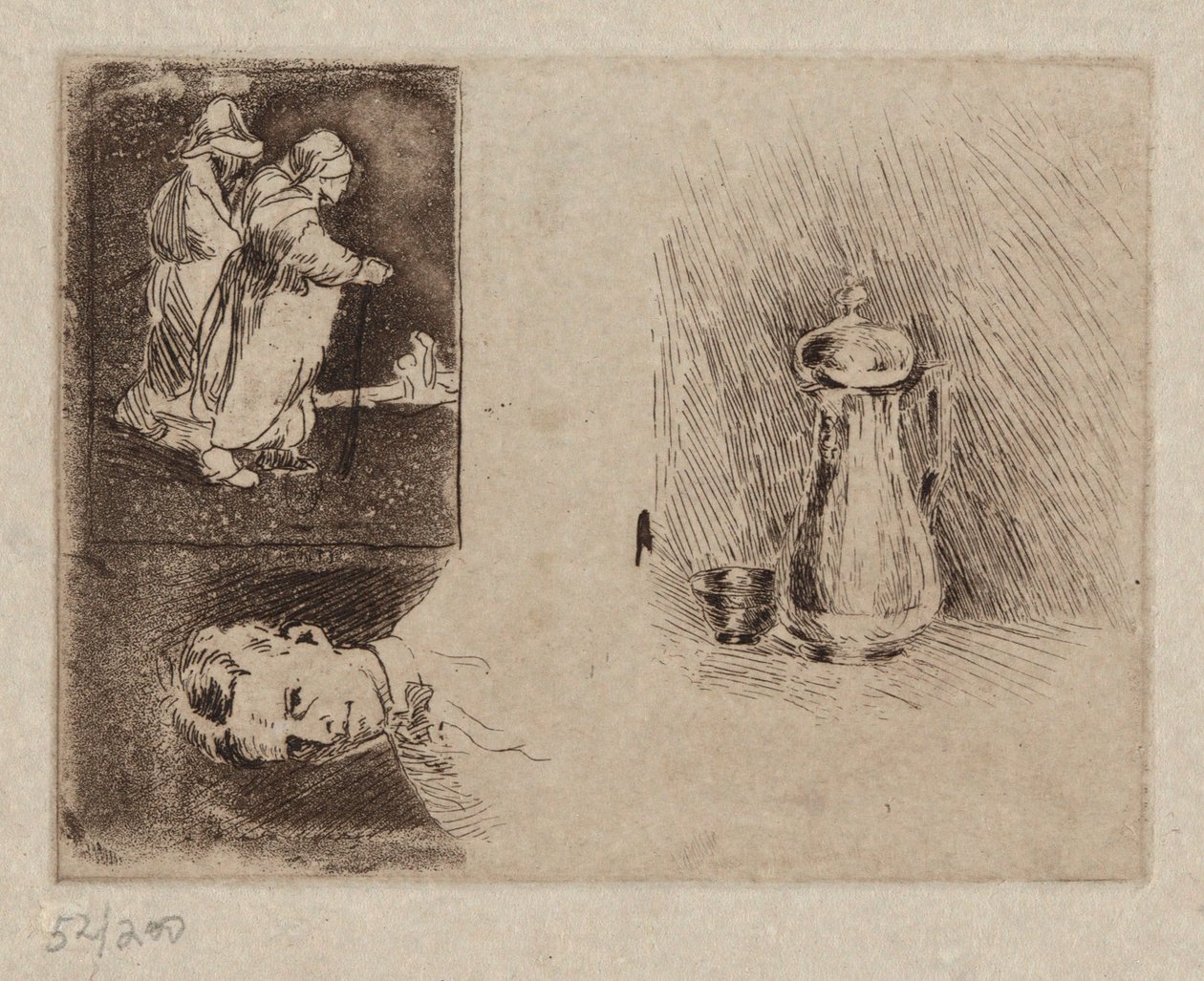 Tre studier av Emil Carlsen
