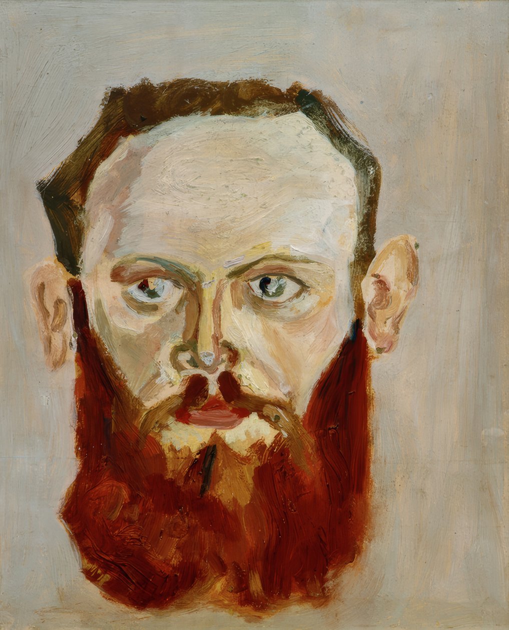 Portrett av en mann med helskjegg av Emil Hertzka