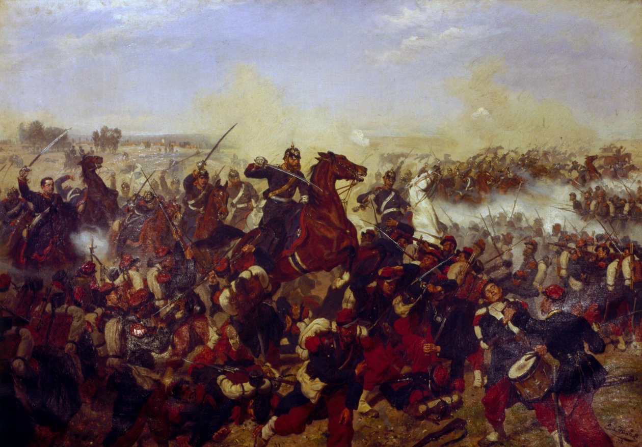 Slaget ved Mars de la Tour den 16. august 1870, 1878 av Emil Huenten