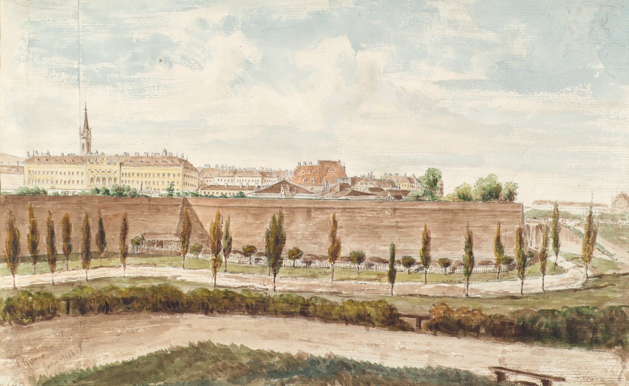 Augustinerbastionen i Wien av Emil Hütter