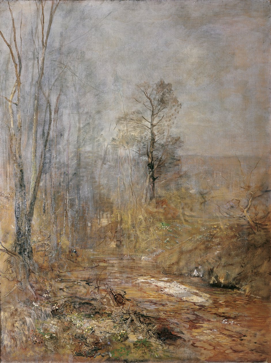 Marsstemning - tidlig vår i Wienerskogen av Emil Jakob Schindler