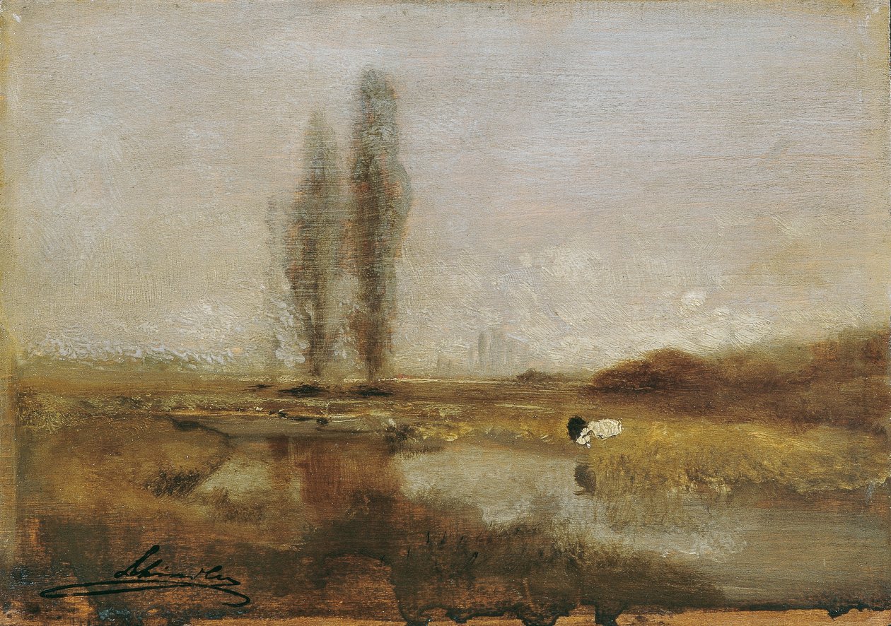 Myrland ved Lundenburg av Emil Jakob Schindler