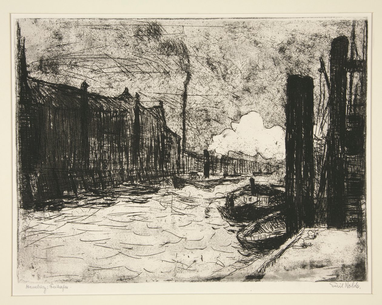 Hamburg, Freihafen (Hamburg havn) av Emil Nolde
