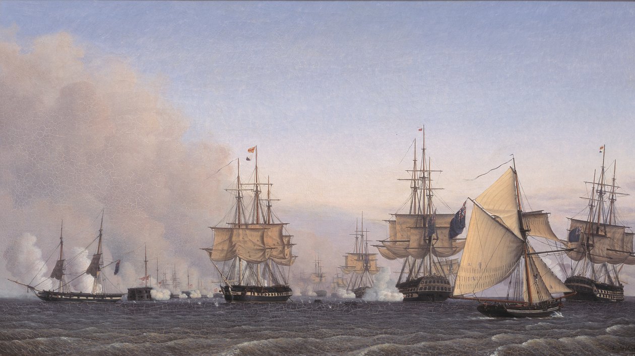 Slaget ved Reden 2. april 1801 av Emil Normann