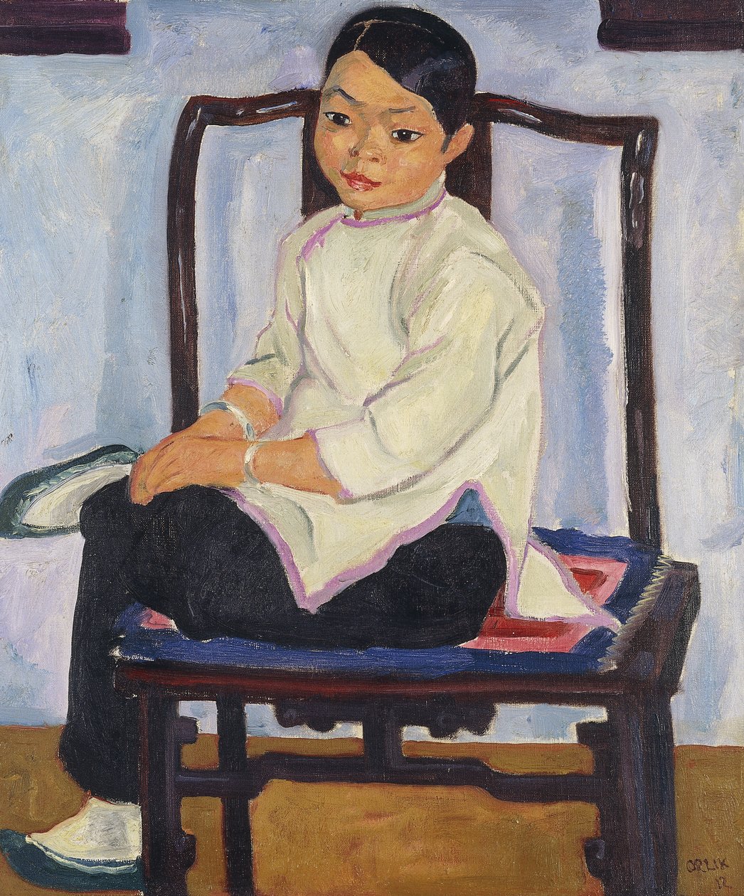 kinesisk jente; Kinesisk jente, 1912 av Emil Orlik