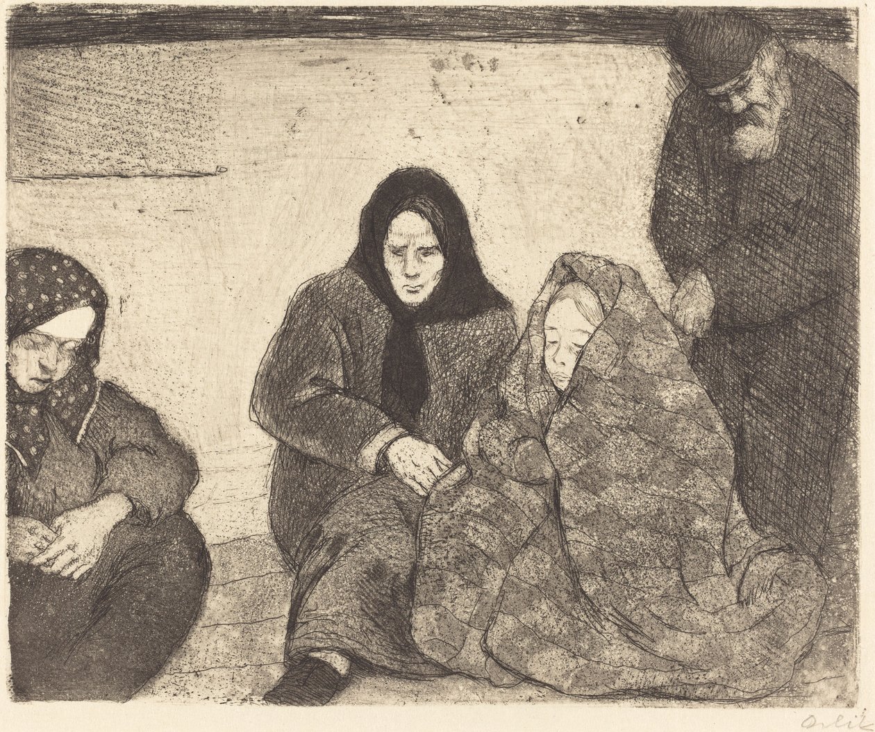 Utvandrere av Emil Orlik