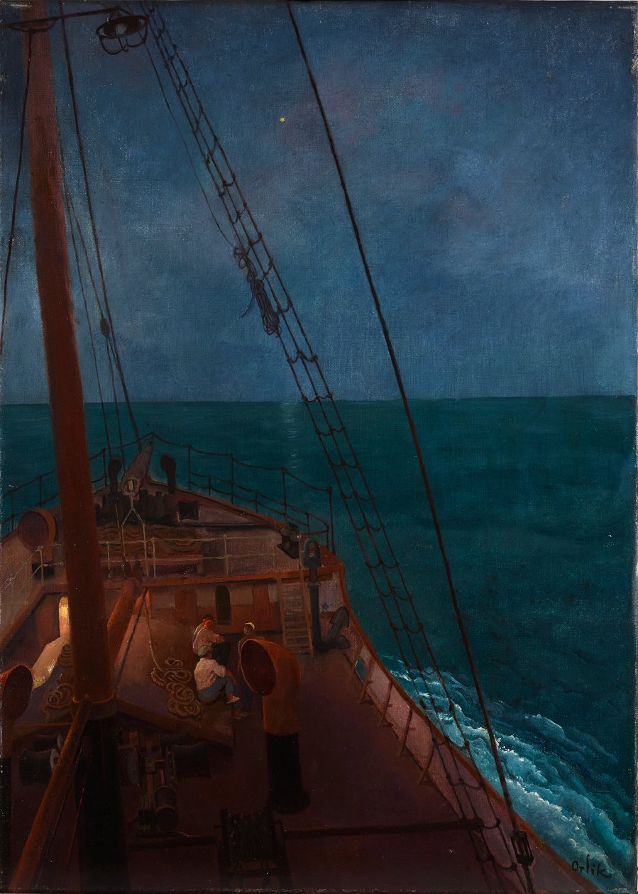 Nattcruise i Middelhavet av Emil Orlik