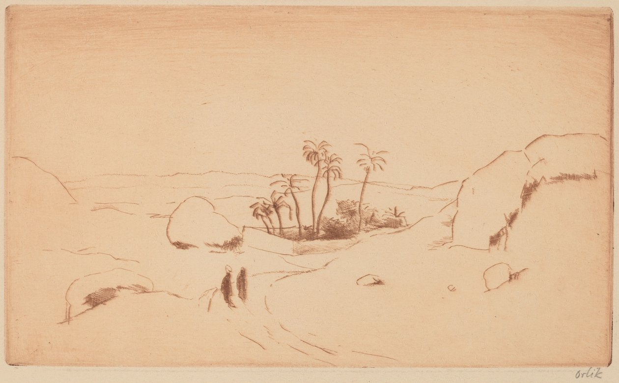 Oase i ørkenen av Emil Orlik