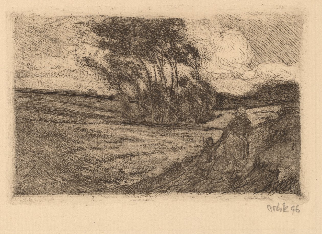 Tordenvær (liten) av Emil Orlik