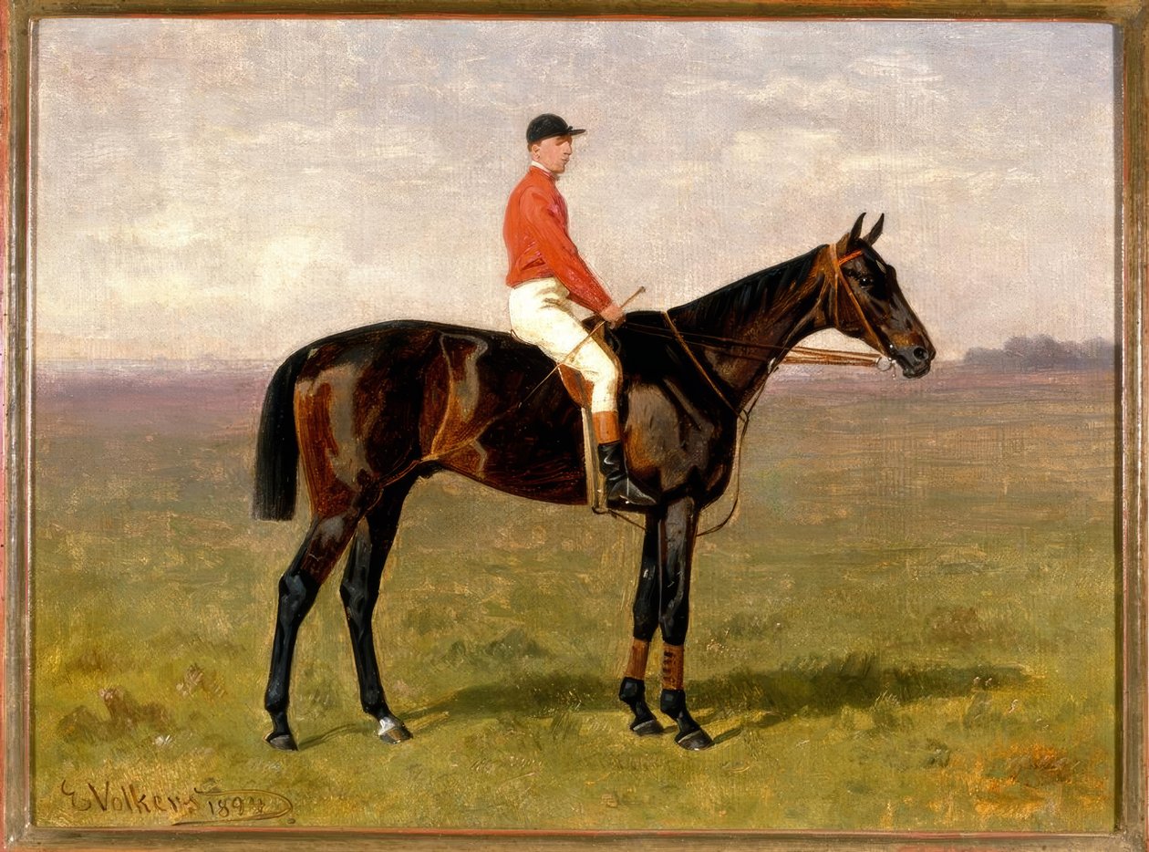 hest og rytter av Emil Volkers
